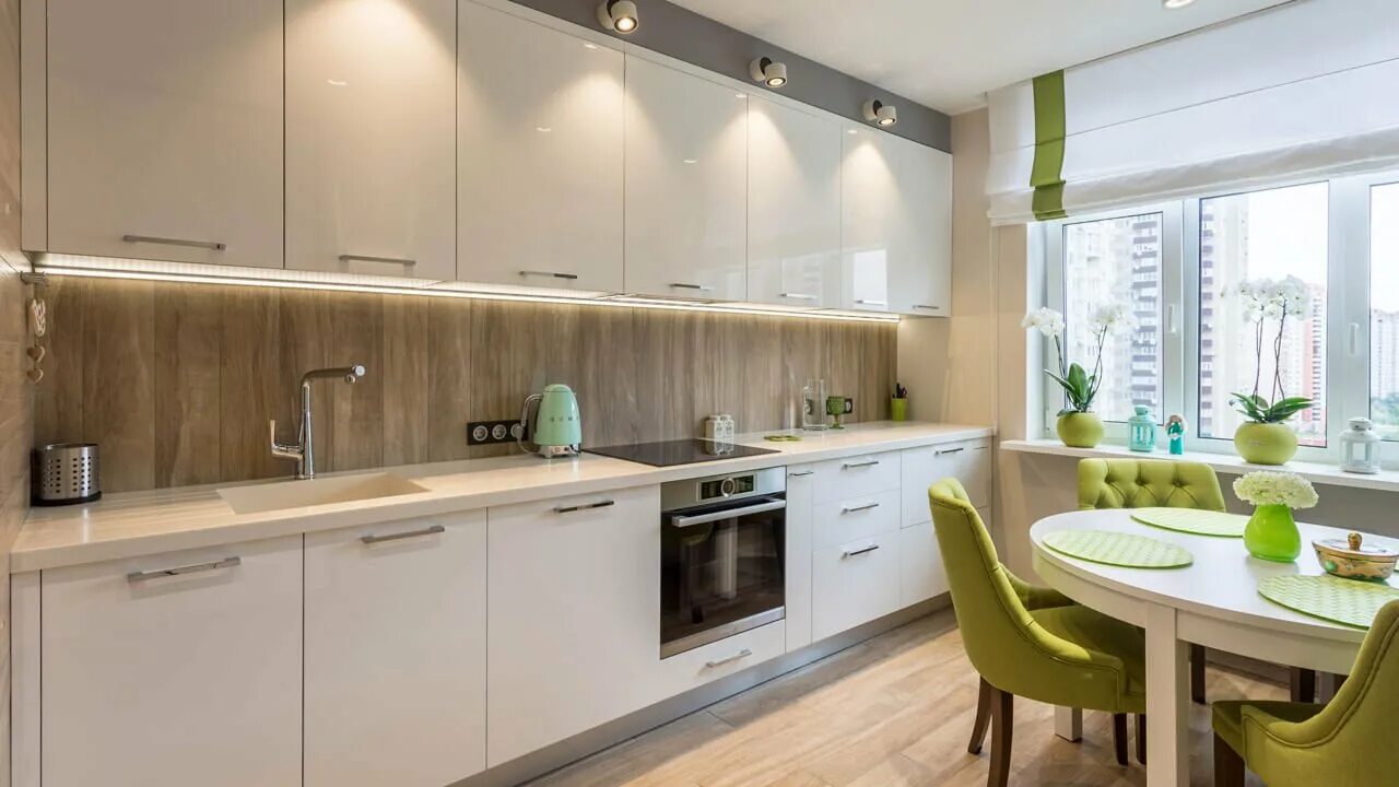 Кухня шкафов дизайн реальные фото Светодиодная подсветка для кухни - купить на сайте Iqlux.ru