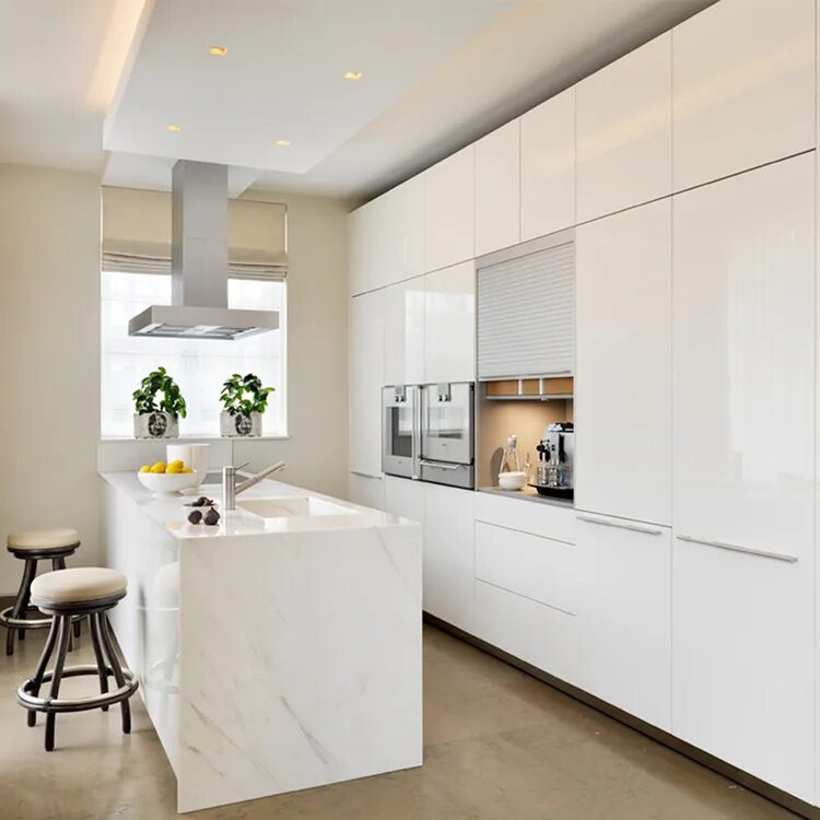 Кухня шкафов дизайн реальные фото Standard Artificial Stone White Kitchen Cabinet - Buy Kitchen Cabinet,Kitchen Ca