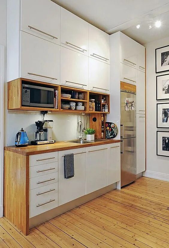 Кухня шкафы под потолок фото в интерьере Какой должен быть дизайн маленькой кухни Kitchen layout, Kitchen cabinet design,