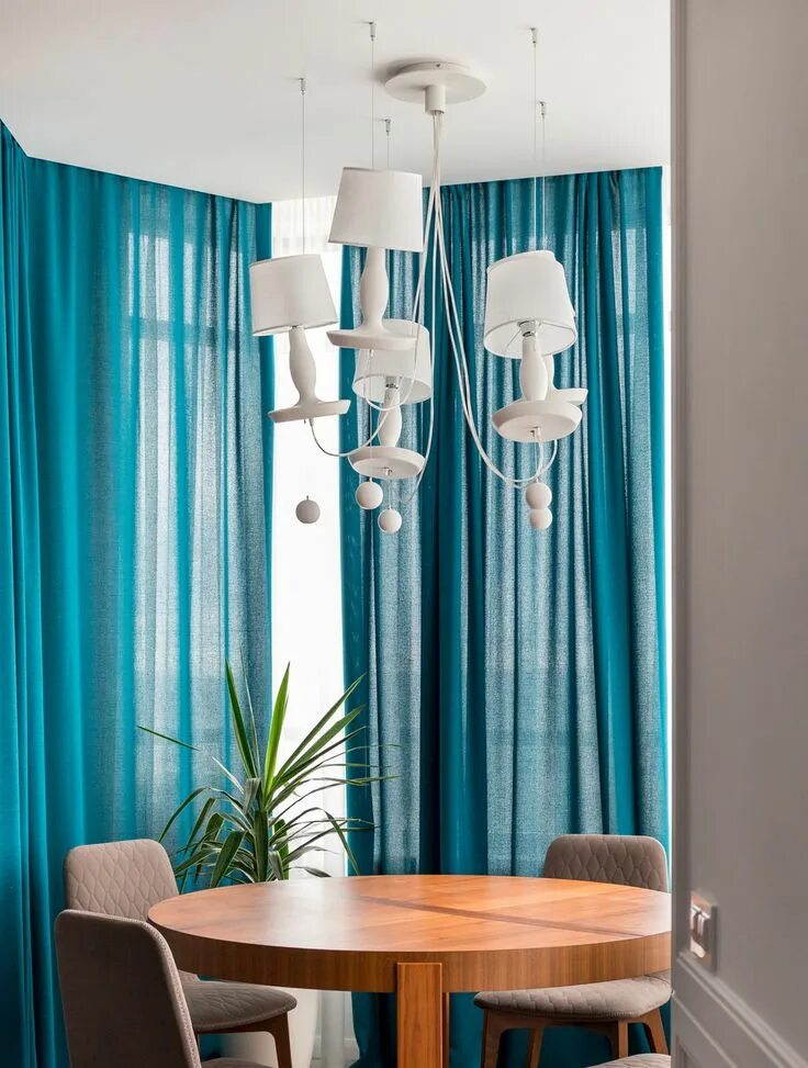 Кухня шторы бирюзовые фото fun lamp shape Interior, Cool lamps, Decor