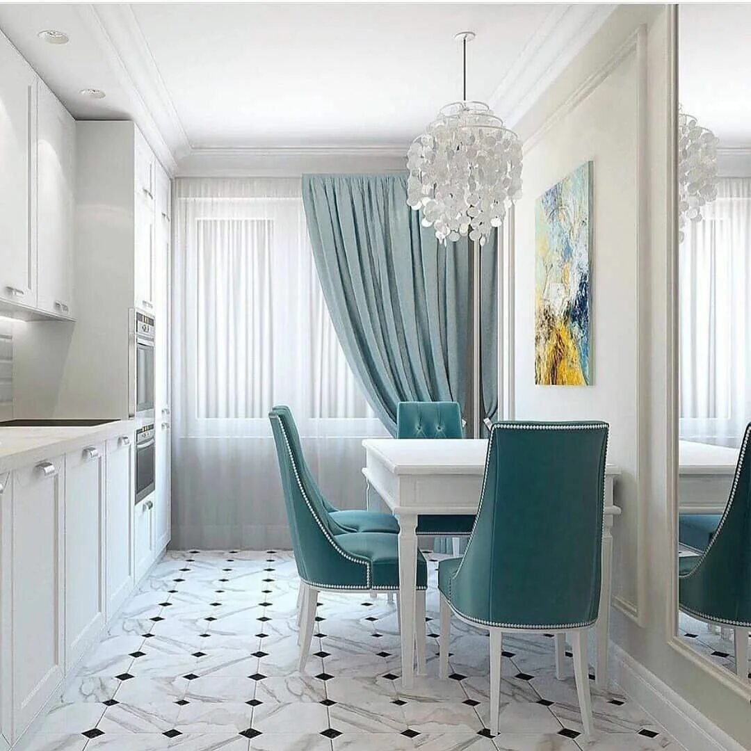 Кухня шторы бирюзовые фото Wenn Sie es müde sind, in Ihr veraltetes Badezimmer zu gehen und eine Abwechslun