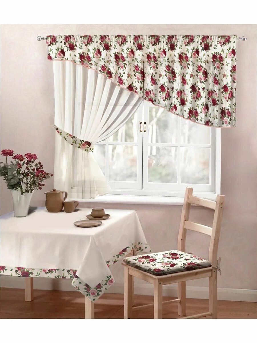 Кухня шторы фото оригинально Виды штор выбрать для кухни и столовой? Оригинальные шторы на кухню - 10 лучших 