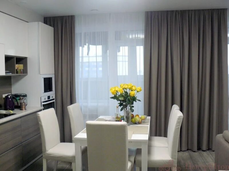 Кухня шторы модели фото Дизайн длинных штор для кухни - 4sofa.ru