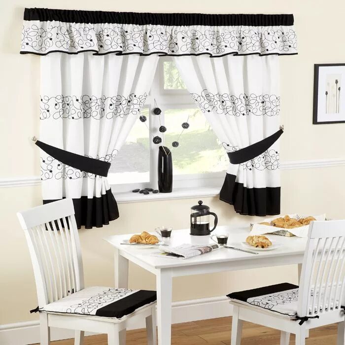 Кухня шторы модели фото Jazz Kitchen Curtains, available in 2 colours and 5 sizes. Кухонные гардины, Инт