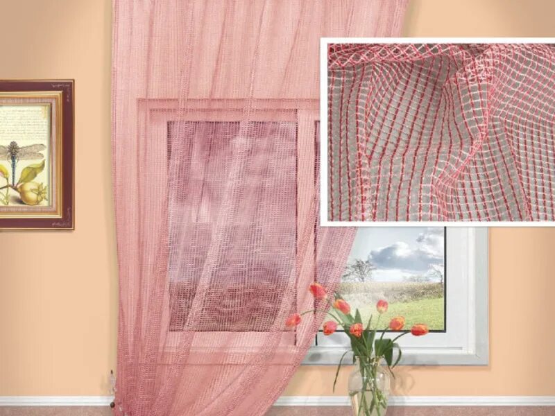 Кухня шторы сетка фото Шторы сетка в интерьере кухни - 4sofa.ru