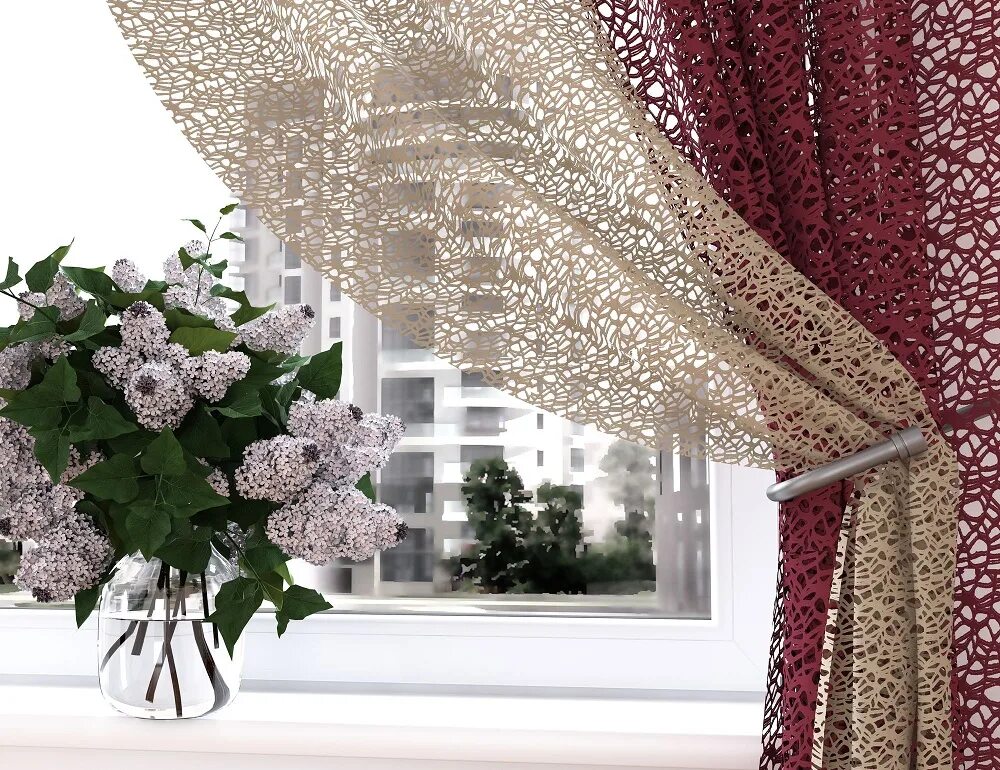 Кухня шторы сетка фото Ткань для штор микросетка с вышивкой купить в Москве недорого оптом и в розницу 