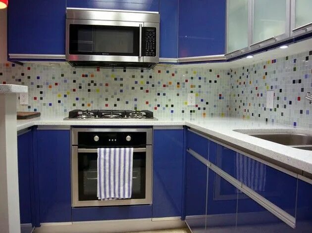 Кухня синий фартук фото 40 Extravagant Kitchen Backsplash Ideas for a Luxury Look Modern kitchen tiles, 
