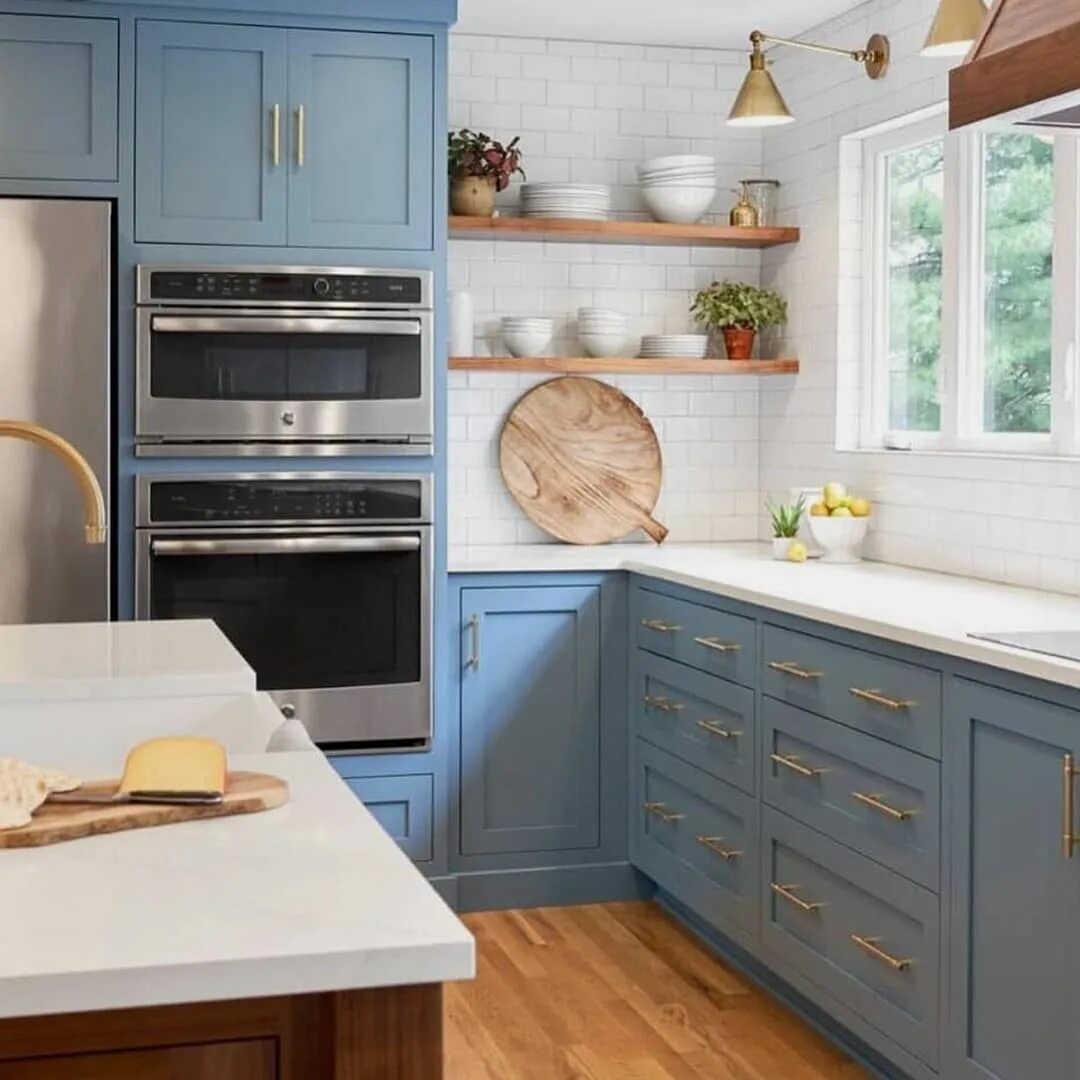 Кухня синяя с деревом фото 288 curtidas, 11 comentários - Jeito de Casa Oficial (@jeitodecasa) no Instagram