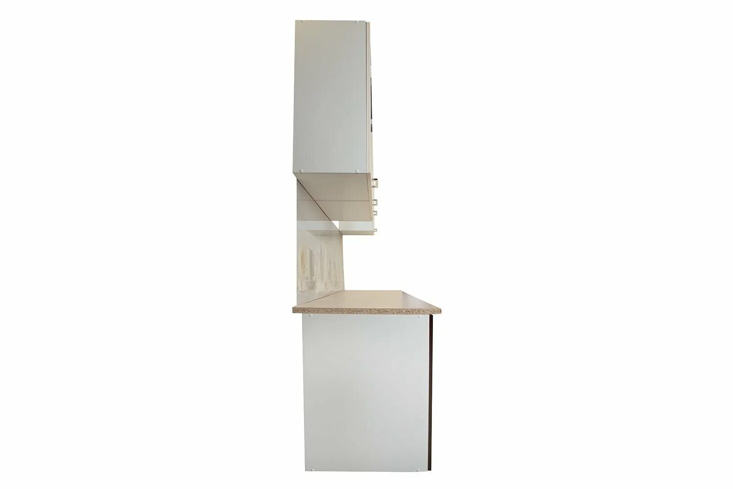 Кухня сити хофф фото Кухонный гарнитур Сити 240х210х60 см, цвет корпус - белый, фасад - ваниль, кофей