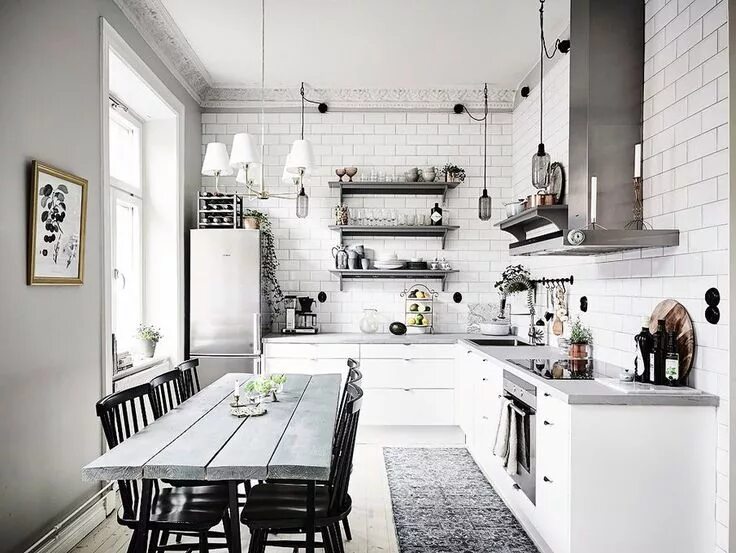 Кухня сканди стиль фото Ivybush.ru Scandinavian kitchen design, Interior design kitchen, Kitchen interio