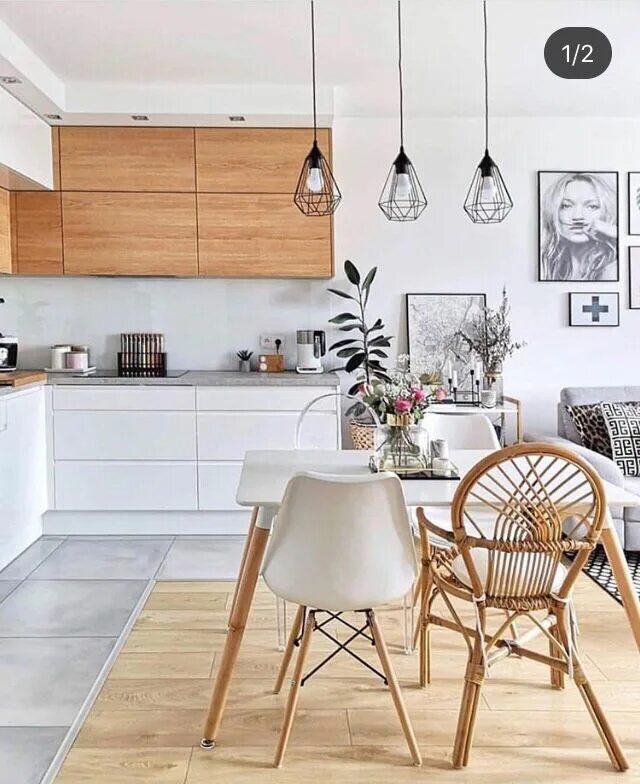 Кухня сканди стиль фото Pin em Decoração Cozinha e sala de jantar, Cozinhas, Interiores