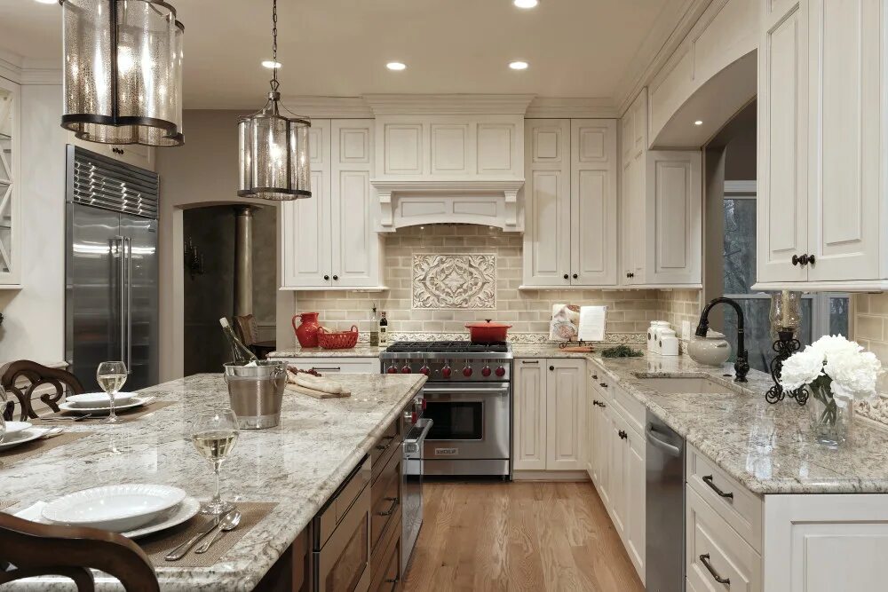 Кухня слоновой кости в интерьере фото Кухня Цвета Слоновой Кости 80 Интерьеров 2023 Цвета Айвори