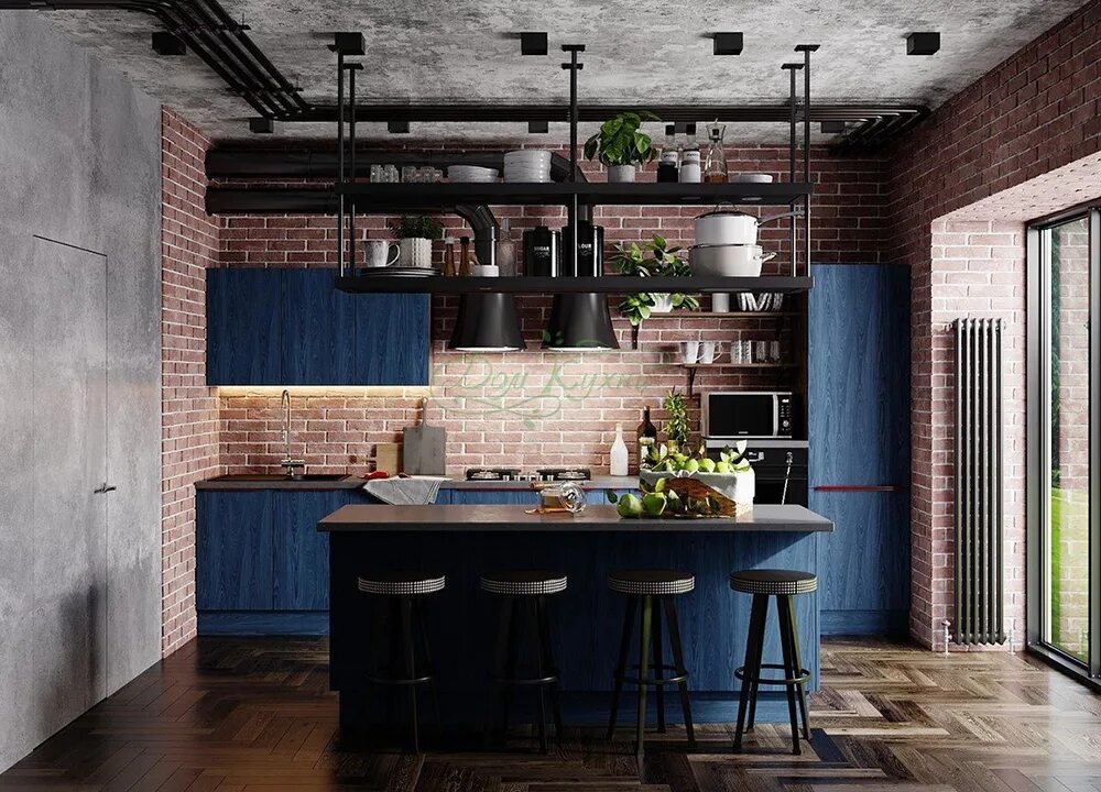 Кухня см лофт стиль Дизайн кухни в стиле Лофт Блог мастерской Lavorand