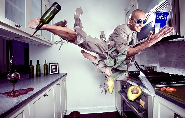 Кухня смешные фото This is how a top chef cooks at 2AM. by Kam Khan / 500px Creative self portraits