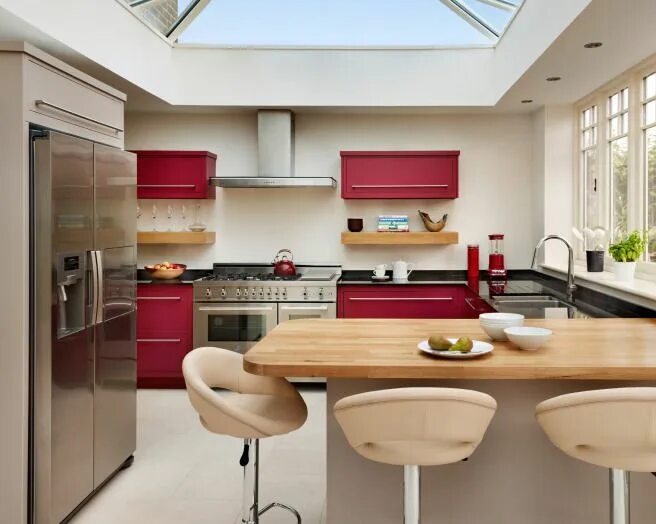 Кухня смотреть интерьер Click to see a larger image in 2019 Kitchen design, L shaped kitchen, Kitchen pl