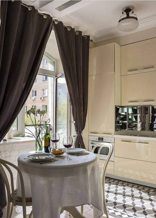 Кухня со шторами фото Шторы на кухню 2018: 100+ вариантов дизайна и новинок на фото