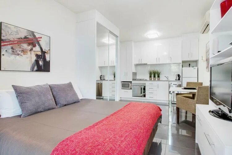 Кухня со спальней фото Забронировать одноместный номер в Пураке - страница 4