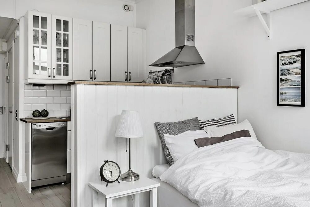 Кухня со спальней фото Как обустроить ? спальное место на кухне и когда стоит об этом задуматься