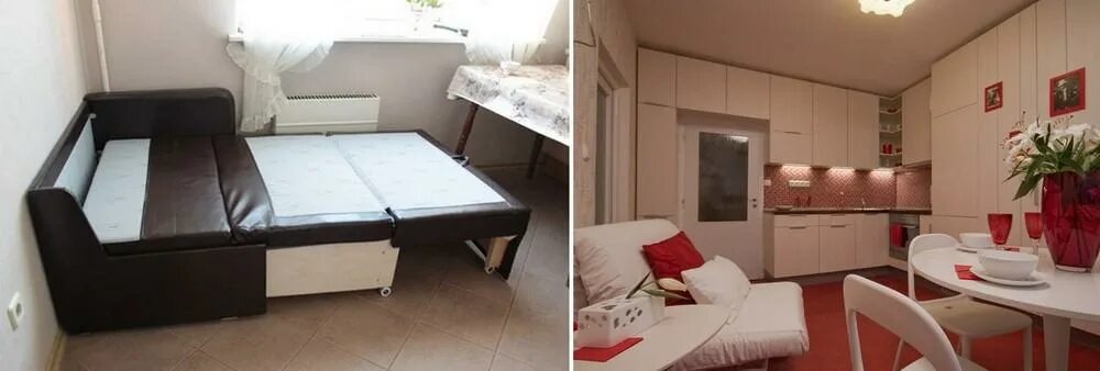 Кухня со спальным местом дизайн фото Диван со спальным местом на кухню: для малогабаритной кухни, диван кровать, мале