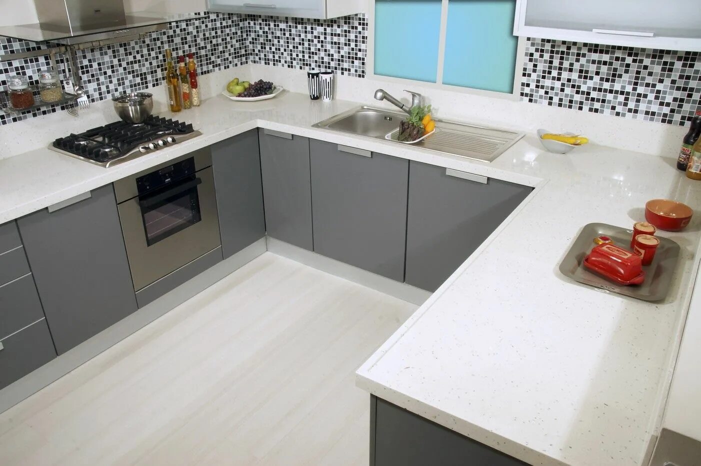 Кухня со столешницей фото Pin by POLİMER DECOR on ÇİMSTONE MUTFAK BANYO TEZGAHLARI BANKO Kitchen, Kitchen 