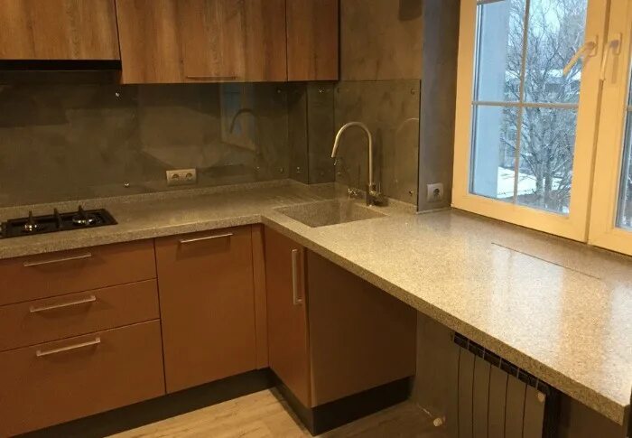 Кухня со столешницей фото 5 советов, как спланировать гарнитур и расположение бытовой техники на кухне с м