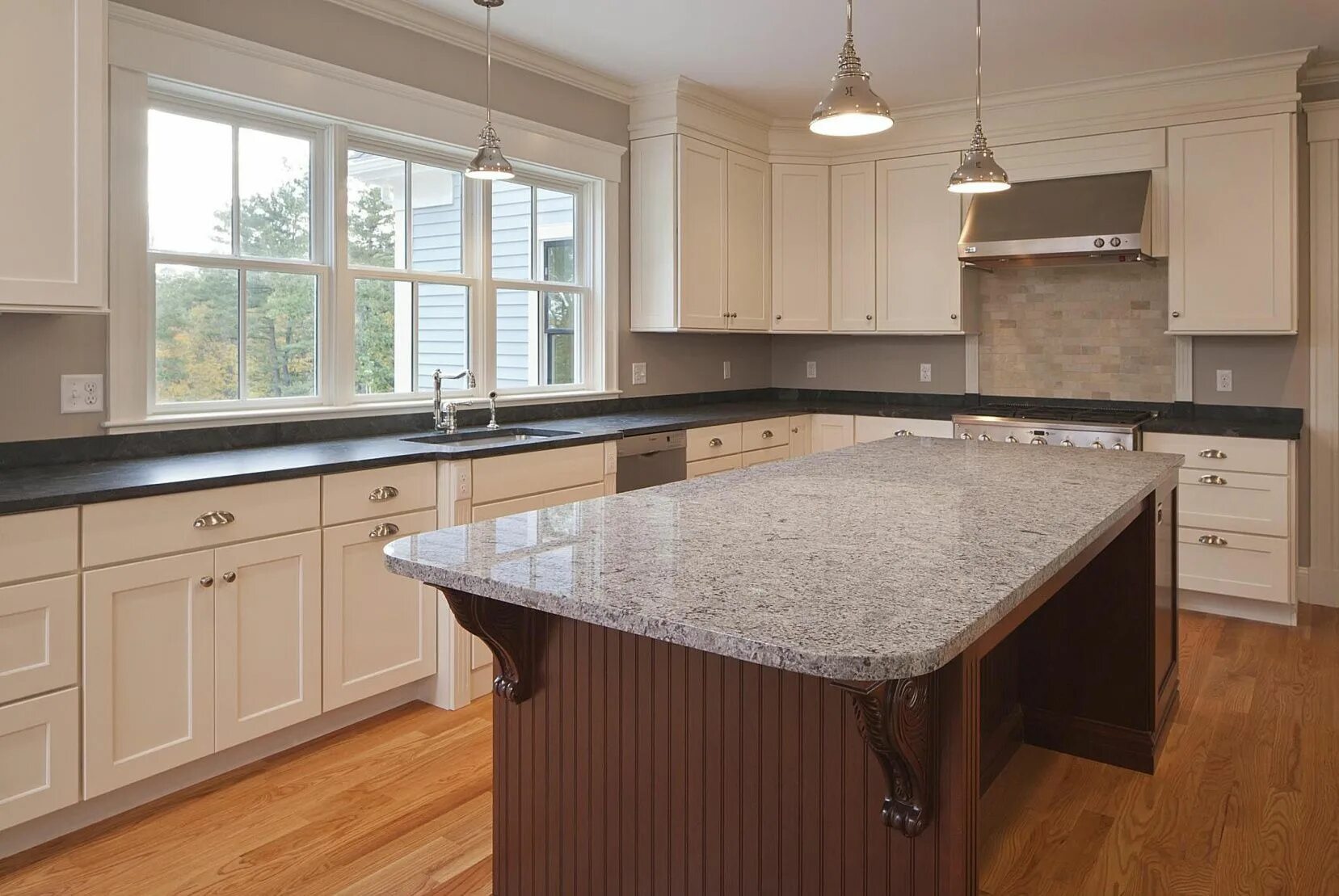 Кухня со столешницей фото 20+ Granite Covered Countertops - Kitchen Cabinets Update Ideas On A Budget Chec