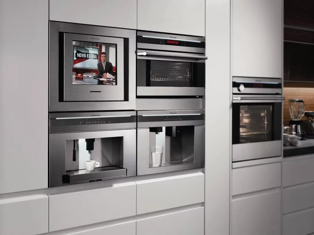 Кухня со встраиваемой техникой фото Встраиваемая техника для кухни интернет-магазин в Москве ✅ Встроенная техника на