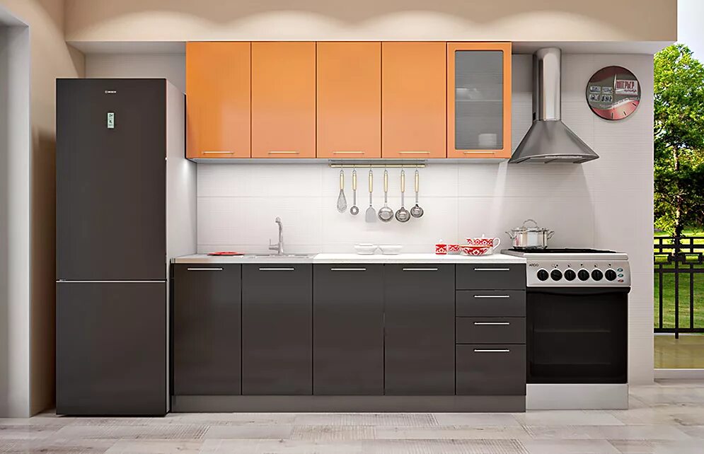 Кухня софия фото в интерьере Купить Кухня София 1.8 Металлик в Симферополе и Крыму