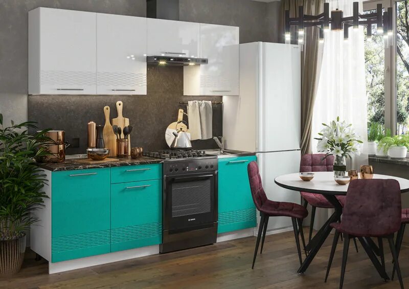 Кухня софия интерьер СТАНДАРТНАЯ КУХНЯ "СОФИЯ 3D" 2,1 М