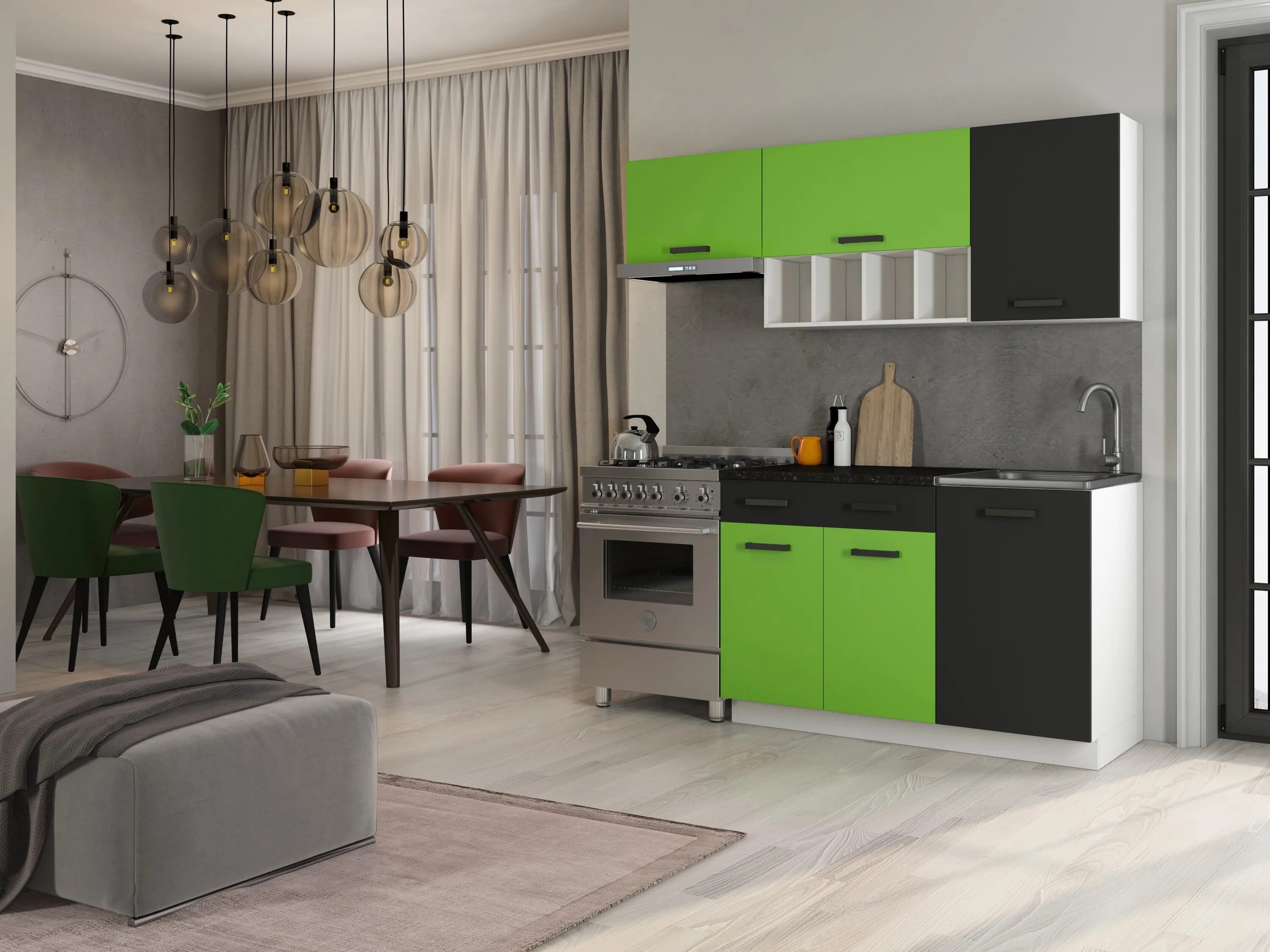 Кухня софия интерьер Кухня "София Mini mix" 1900 по цене 14445 ₽ купить в Томске