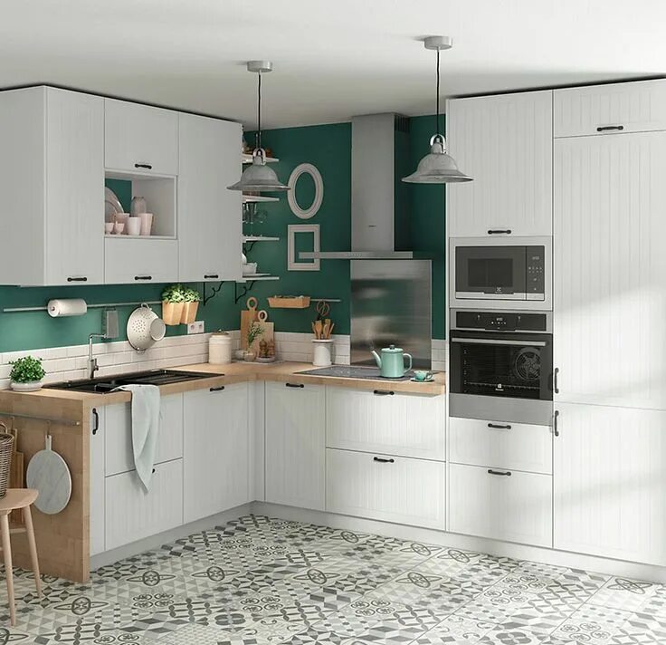 Кухня софия леруа в интерьере Ideas para renovar la cocina sin obras Muebles de cocina color, Diseño de cocina