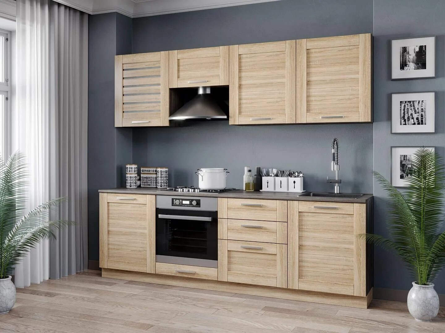 Кухня сонома в интерьере Кухня дуб сонома - CormanStroy.ru