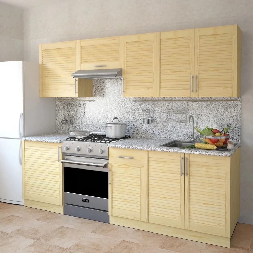 Кухня сосна фото Шкаф над вытяжкой Сосна массив 34.7x50 см купить в Москве недорого - цена и фото