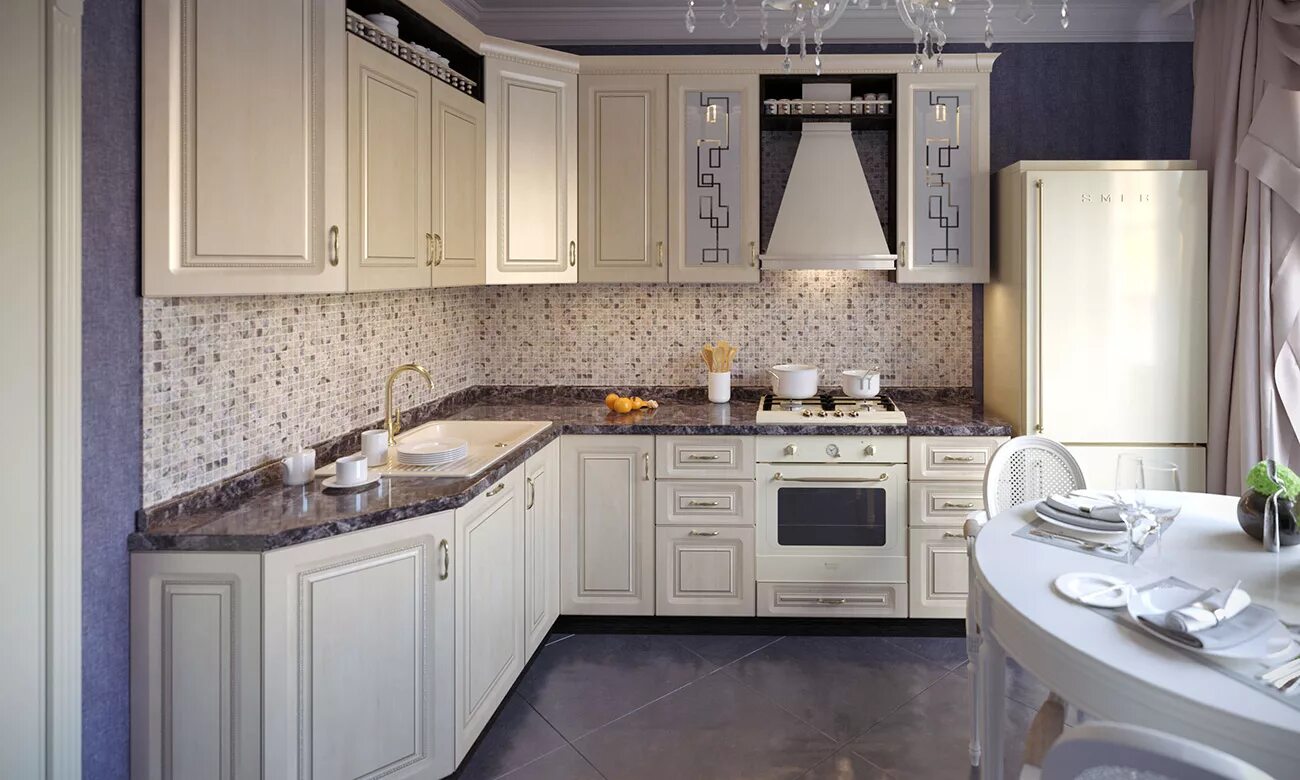 Кухня современная классика фото угловая Кухня "ВЕГА #2"