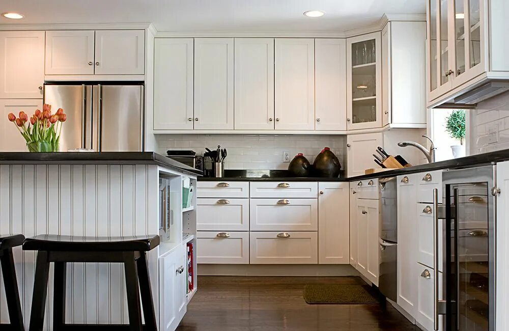 Кухня спальная фото A seasonal collection of ideas for the kitchen. White kitchen design, Kitchen re