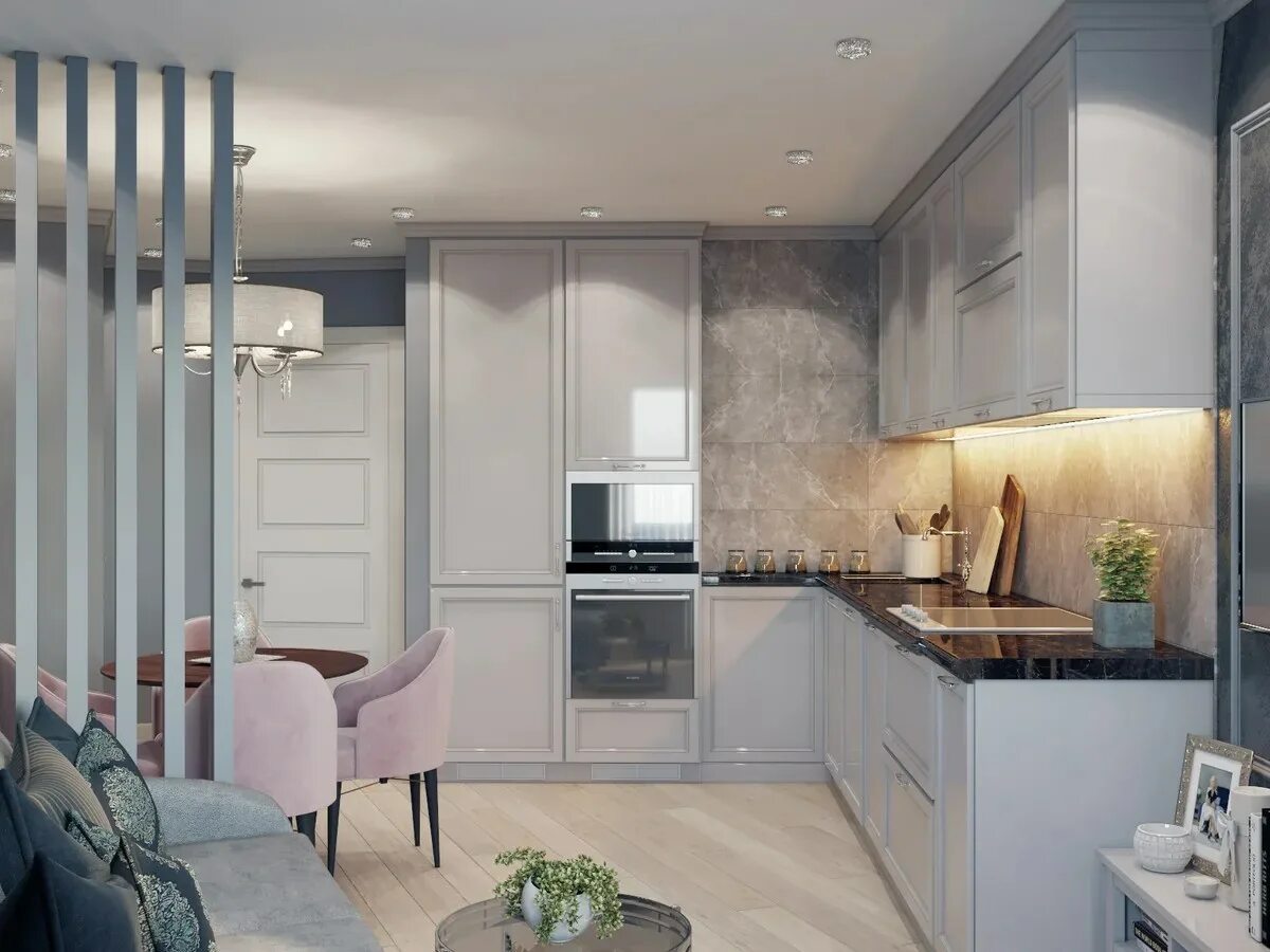 Кухня спальная фото Угловая кухня 14 кв м - Кухня 14 кв. м: полезные рекомендации по организации про