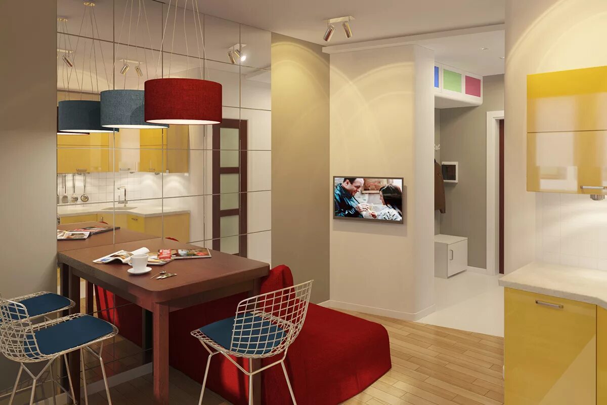 Кухня спальным местом фото Фаворского - GEOMETRUIM - geometrium - Работа #1581892