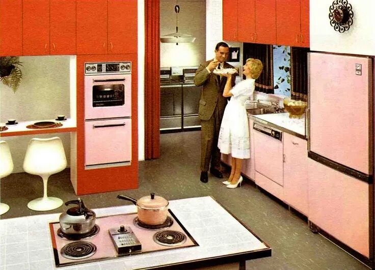 Кухня ссср фото Kitchen Archives - Retro Renovation Mid century modern kitchen, Mid century mode