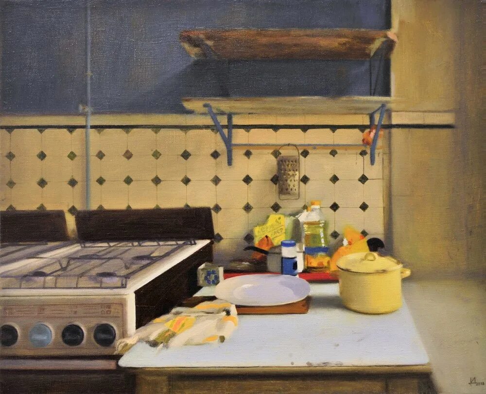 Кухня ссср фото Доброе утро. Кухни, Ичитовкин Денис. Оригинальная художественная работа. Совреме