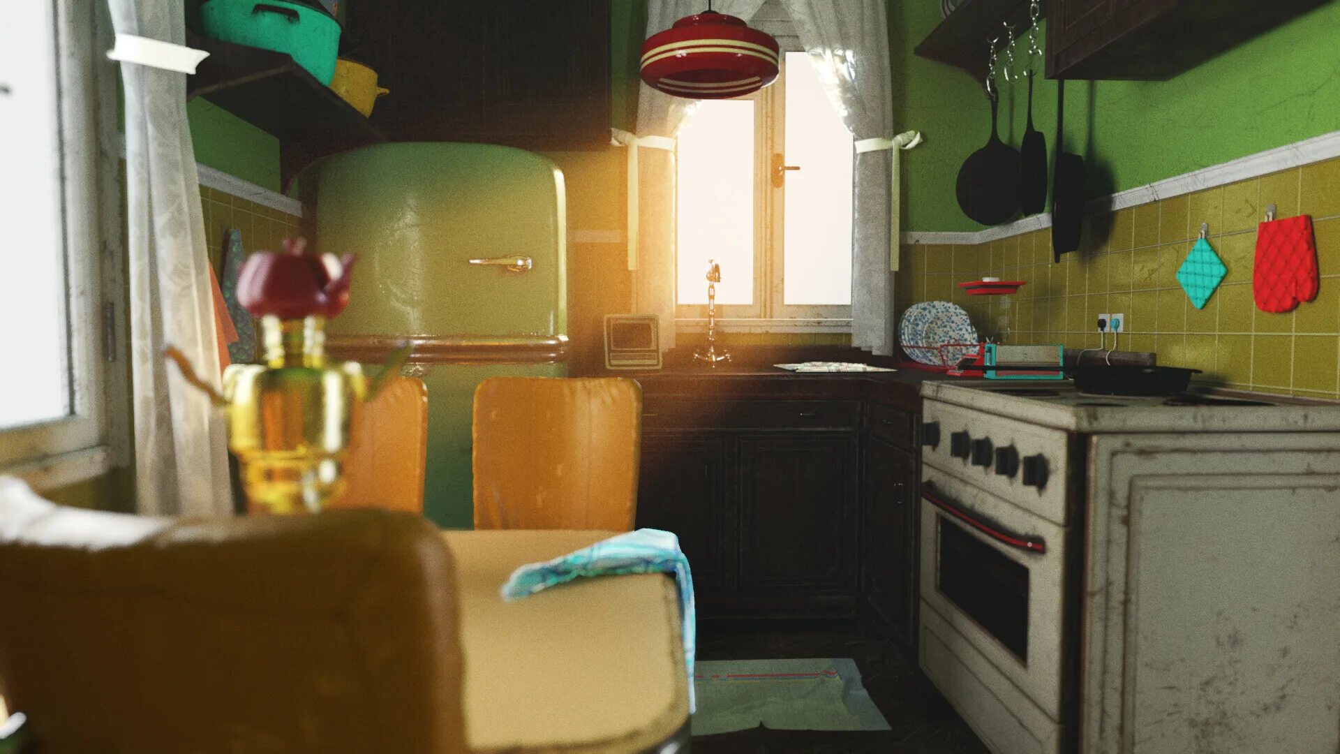 Кухня ссср фото ArtStation - The Old Soviet Kitchen