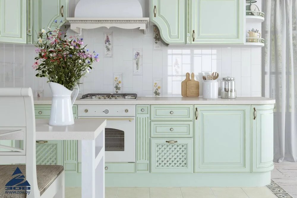 Кухня стефани фото в интерьере Кухня Париж 4