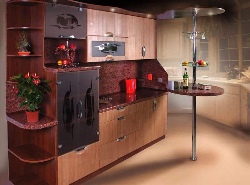 Кухня стенка дизайн фото Кухня Модена Бук