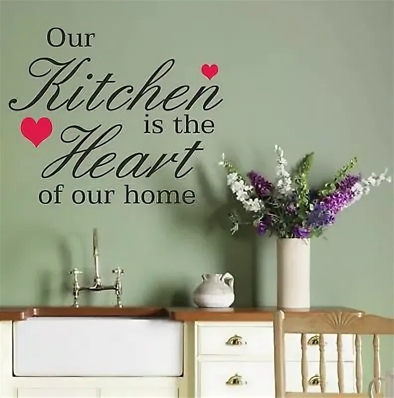 Кухня стены краска фото Искусства стены стикер Цена кухни сердце, этикетка Винил eBay