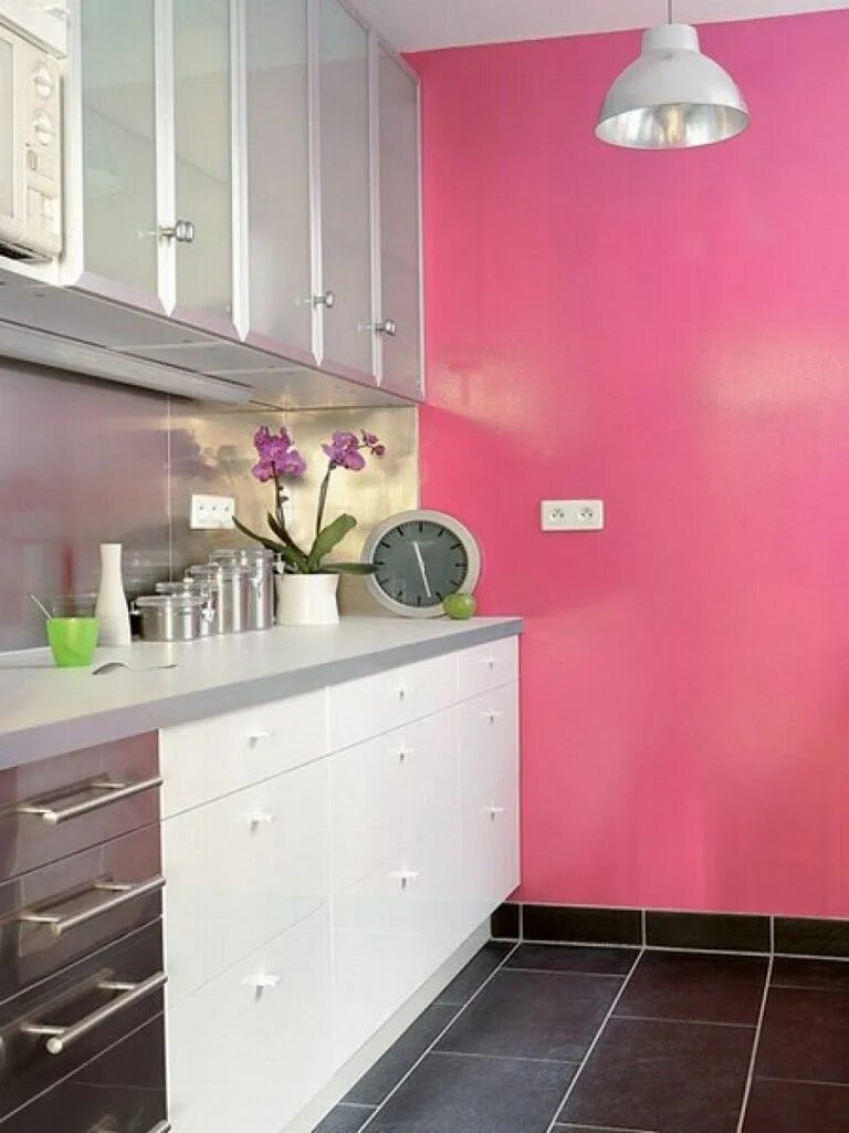 Кухня стены краска фото 6 PINK KITCHENS STRAIGHT OUT OF BARBIE'S DREAM HOUSE Kitchen, Kitchen colors, Ba