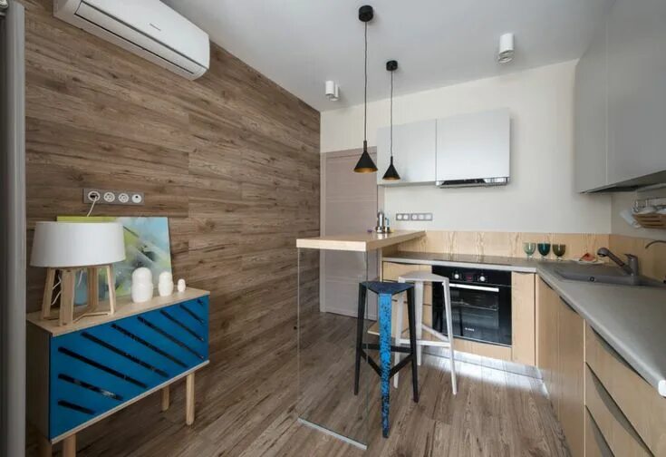 Кухня стены ламинат дизайн 100 лучших идей дизайна: ламинат на стене на фото Интерьер, Кухня, Интерьер кухн