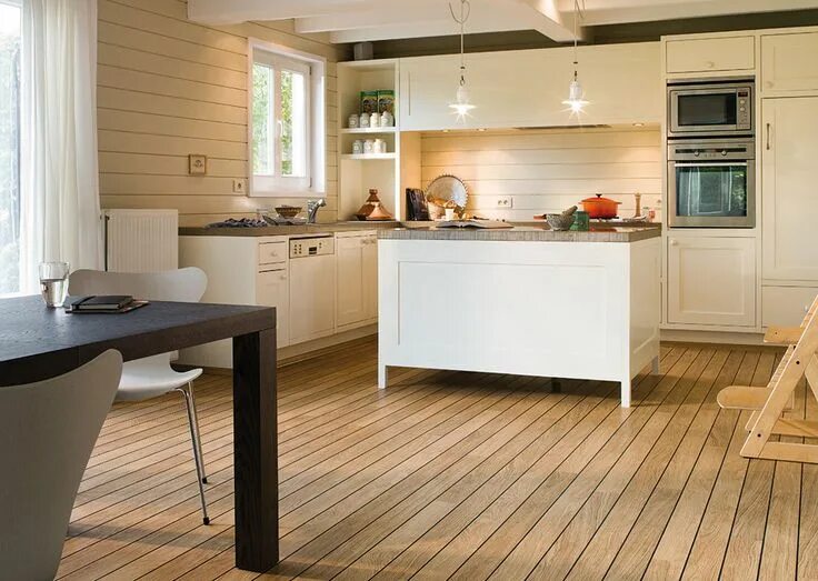 Кухня стены ламинат дизайн How to choose the perfect kitchen flooring Colores de suelos laminados, Suelos c