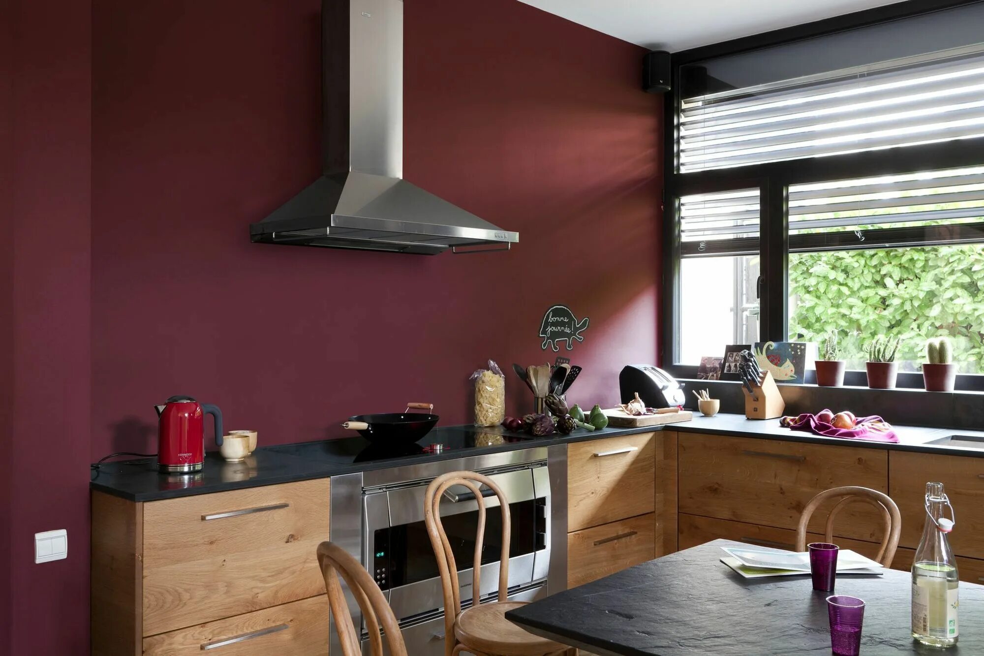 Кухня стены под покраску фото Peinture cuisine tendance 2020 2021 Peinture murale cuisine, Peinture cuisine, I