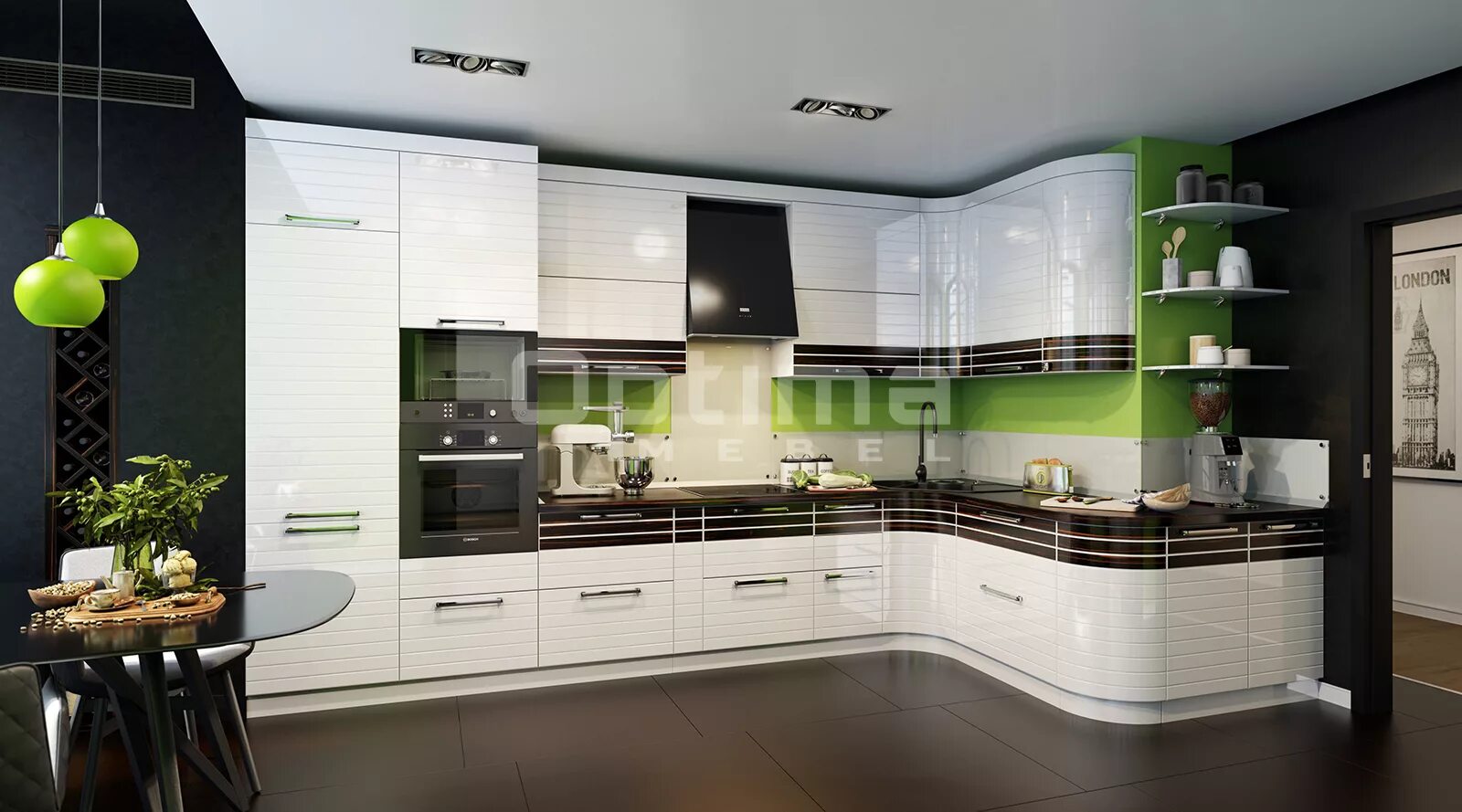 Кухня стоимость фото КУХНЯ ГРЕТТА, купить на заказ в Москве