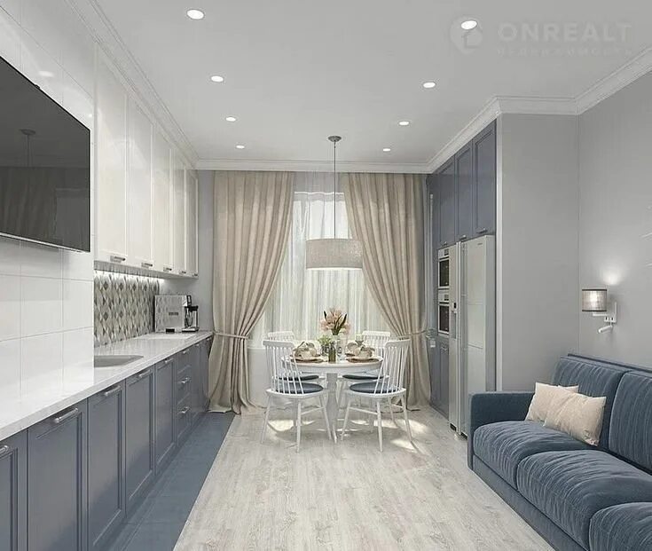 Кухня столовая 17 кв м дизайн фото Modern Kitchen Decor and Interior Design Ideas