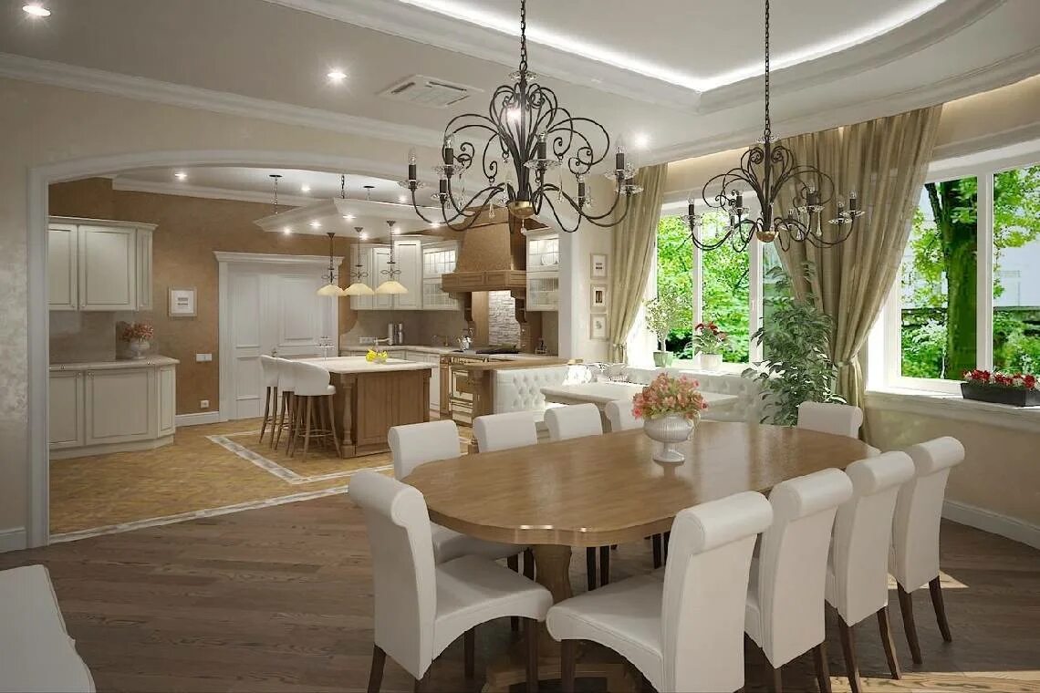 Кухня столовая дизайн интерьер фото частного дома Кухня с диваном: 150 фото в интерьере, дизайн, угловые вариантыКухня с диваном: 